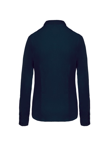 KARIBAN Chemise popeline manches longues femme /api/colors/b68891a9-1d28-4f7a-8deb-775c45027afd personnalisable