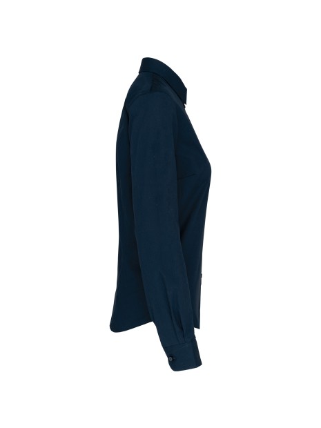 KARIBAN Chemise popeline manches longues femme /api/colors/b68891a9-1d28-4f7a-8deb-775c45027afd personnalisable