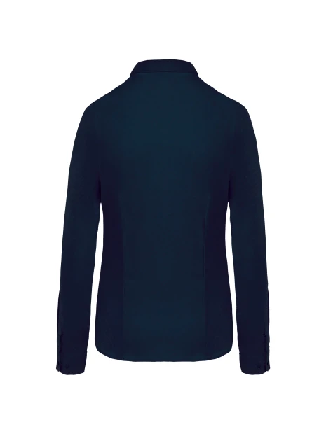 KARIBAN Chemise popeline manches longues femme /api/colors/b68891a9-1d28-4f7a-8deb-775c45027afd personnalisable