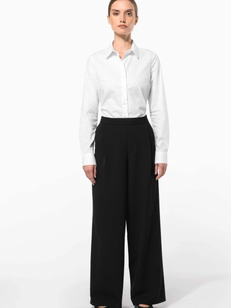 Chemises à personnaliser KARIBAN Chemise popeline manches longues femme 