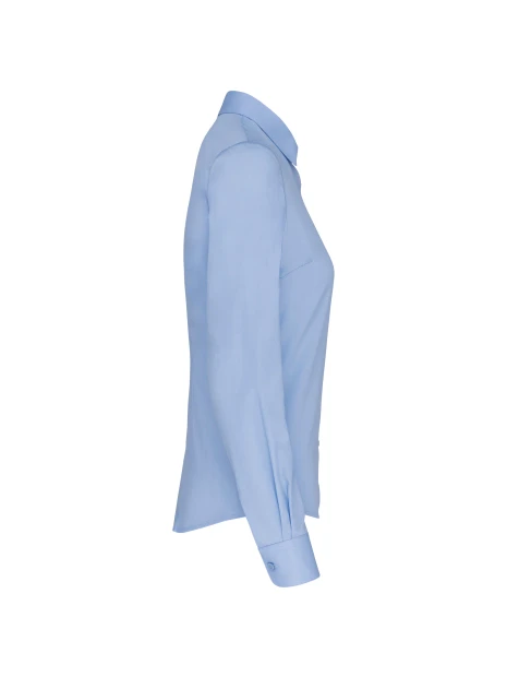 KARIBAN Chemise popeline manches longues femme /api/colors/7cd11260-06e9-4679-96ce-f0c0cca5092d personnalisable