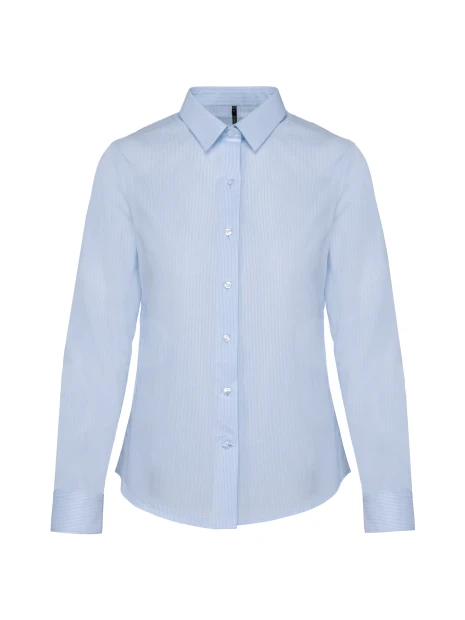 KARIBAN Chemise popeline manches longues femme /api/colors/fa165c96-7734-4f2b-b5a3-b014058a0dfc personnalisable