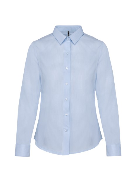 KARIBAN Chemise popeline manches longues femme /api/colors/fa165c96-7734-4f2b-b5a3-b014058a0dfc personnalisable