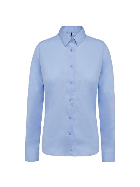 KARIBAN Chemise popeline manches longues femme /api/colors/7cd11260-06e9-4679-96ce-f0c0cca5092d personnalisable