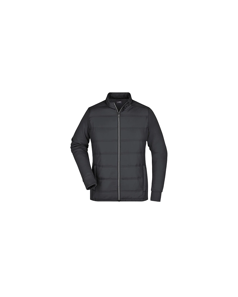 Jassen JAMES & NICHOLSON Ladies' Hybrid Sweat Jacket voor bedrukking &amp; borduring