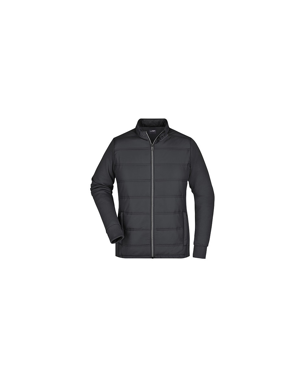 JAMES & NICHOLSON Ladies' Hybrid Sweat Jacket Jacken personalisierbar