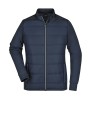 Jassen JAMES & NICHOLSON Ladies' Hybrid Sweat Jacket voor bedrukking &amp; borduring