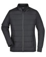 JAMES & NICHOLSON Ladies' Hybrid Sweat Jacket Jacken personalisierbar