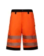 Broeken KORNTEX EOS Hi-Vis Workwear Shorts With Printing Areas voor bedrukking &amp; borduring