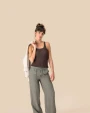 Pantalons personnalisable SPASSO Pantalon délavé en lin femme