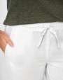 Pantalons personnalisable SPASSO Pantalon délavé en lin femme