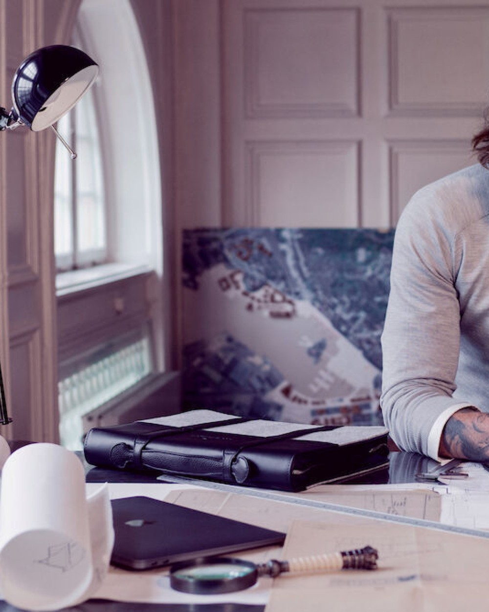 Truien J. HARVEST & FROST Merino U
Gebreide Sweater Heren voor bedrukking &amp; borduring