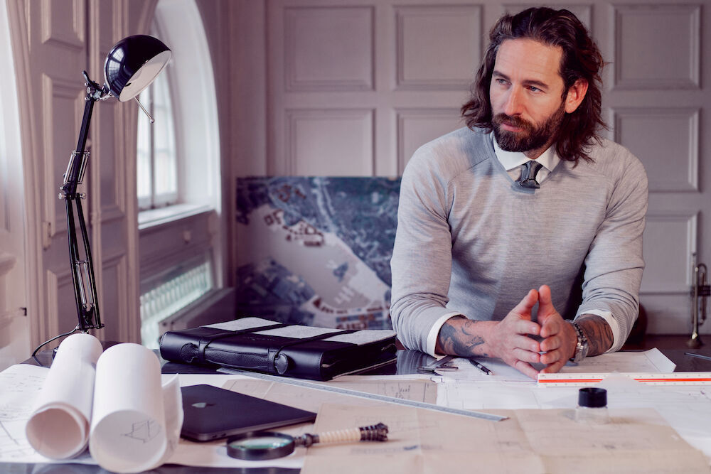 Truien J. HARVEST & FROST Merino U
Gebreide Sweater Heren voor bedrukking &amp; borduring