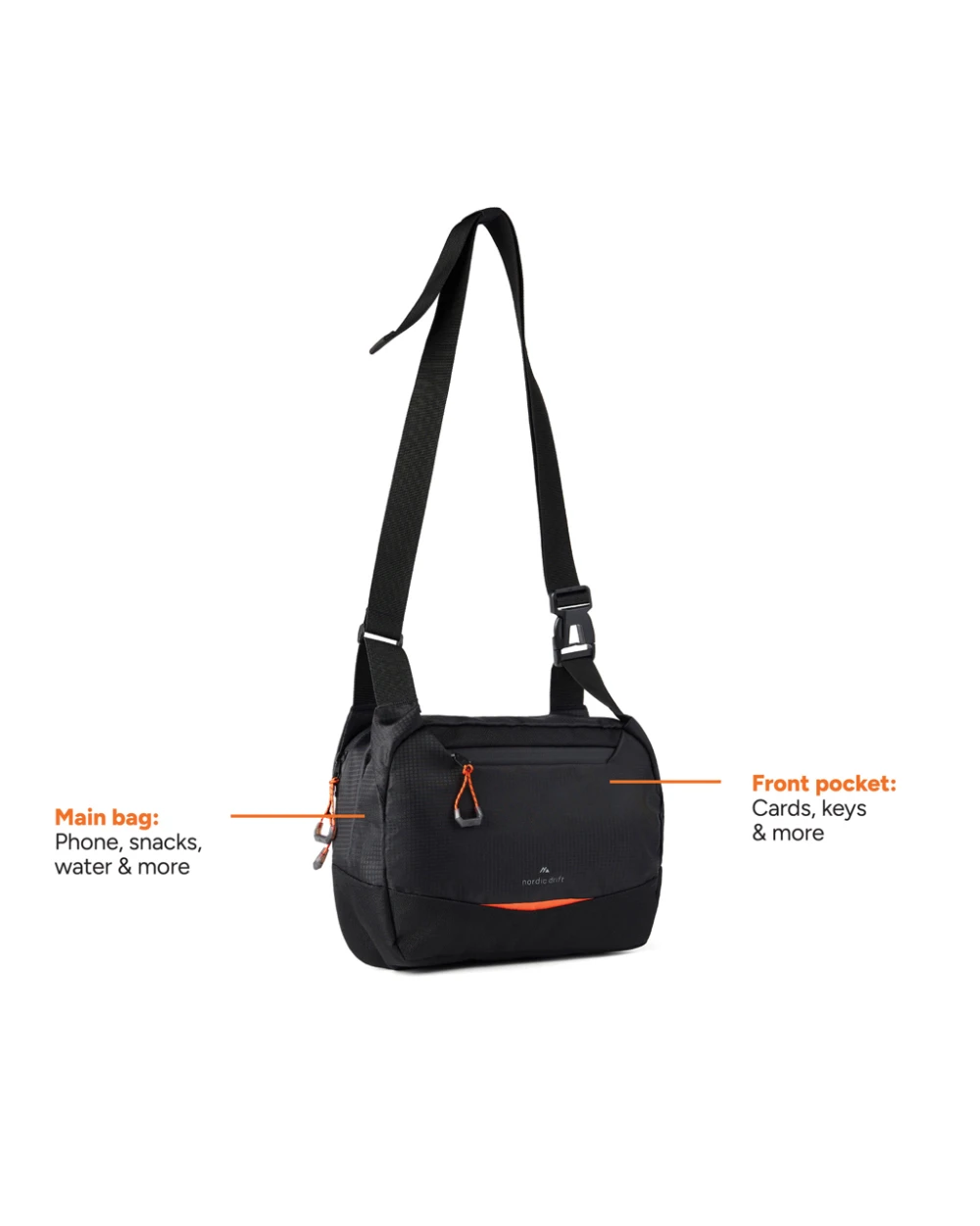 Sacs & Bagagerie personnalisable NORDIC DRIFT Sac à bandoulière 4L en RCS Nordic Drift Trail