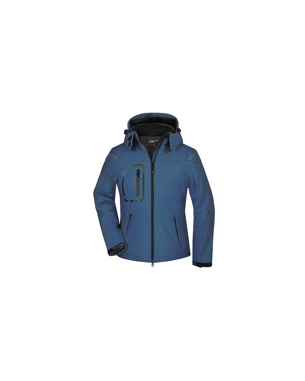 Softshells JAMES & NICHOLSON Ladies` Winter Softshell Jacket voor bedrukking &amp; borduring