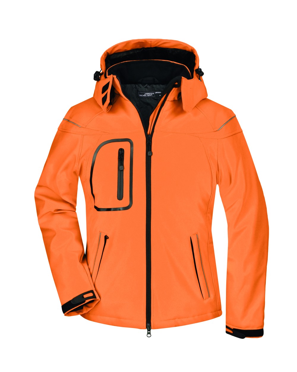 Softshells JAMES & NICHOLSON Ladies` Winter Softshell Jacket voor bedrukking &amp; borduring