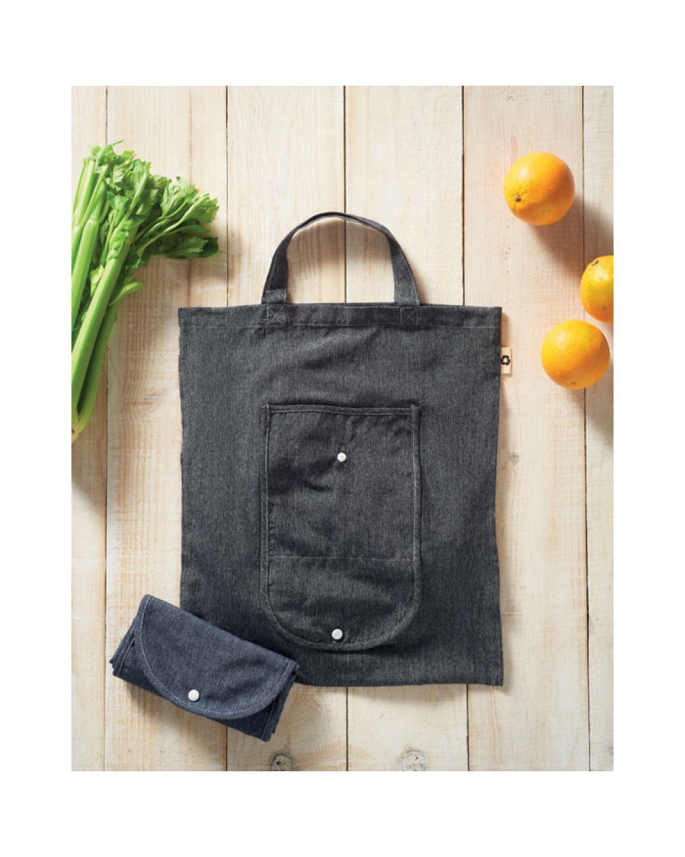 Tassen & Zakken 4DO Opvouwbare tas 140 gr/m² voor bedrukking &amp; borduring