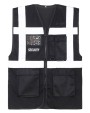 Jassen KORNTEX Mesh Multifunctional Vest Security voor bedrukking &amp; borduring