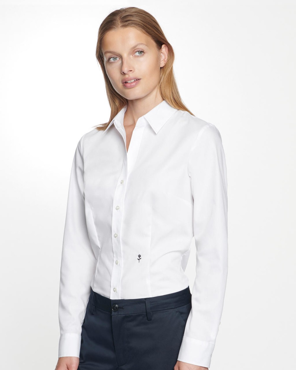 SEIDENSTICKER Seidensticker Slim Fit 1/1 Kent Women Hemden personalisierbar