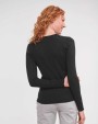 RUSSELL Ladies' V-neck Knitted Pullover Pullovers personalisierbar