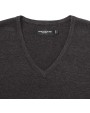 RUSSELL Ladies' V-neck Knitted Pullover Pullovers personalisierbar