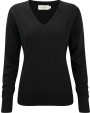 RUSSELL Ladies' V-neck Knitted Pullover Pullovers personalisierbar