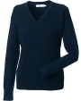 RUSSELL Ladies' V-neck Knitted Pullover Pullovers personalisierbar