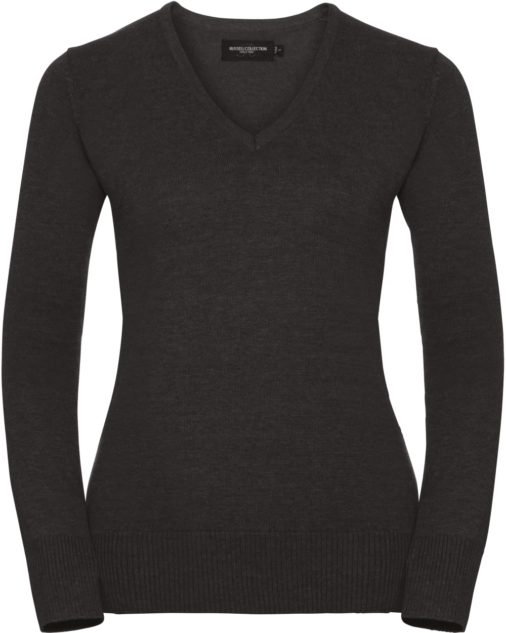 RUSSELL Ladies' V-neck Knitted Pullover Pullovers personalisierbar