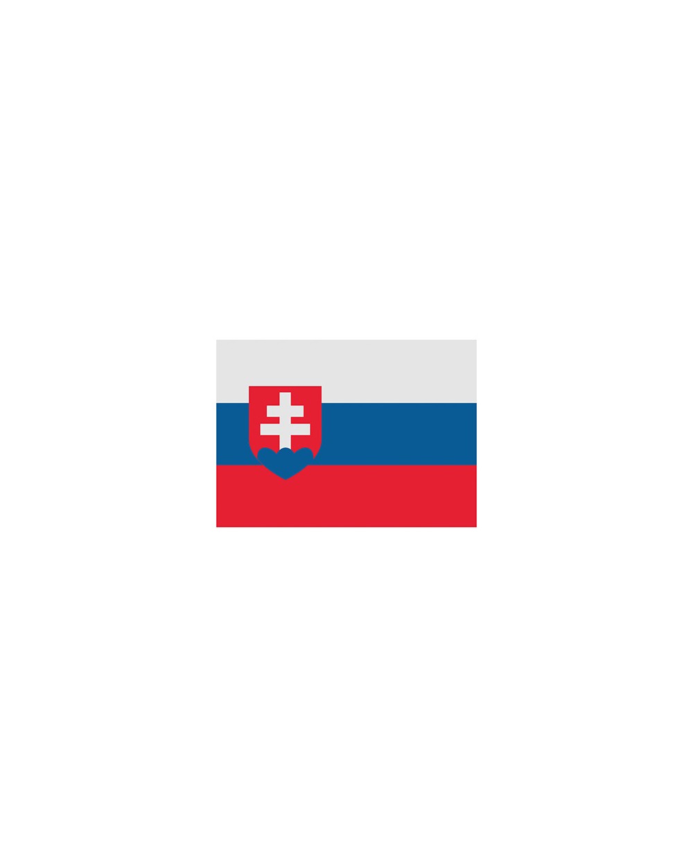PRINTWEAR Flag Slovakia Zubehör personalisierbar