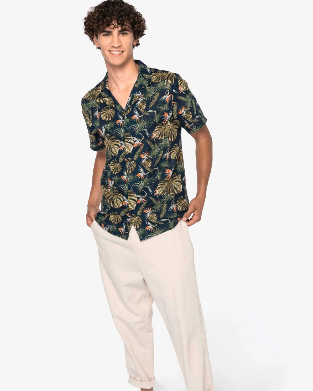 Chemises personnalisable NATIVE SPIRIT Chemise imprimé hawaïen homme