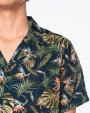 Hemden NATIVE SPIRIT Herenoverhemd met Hawaïaanse print voor bedrukking &amp; borduring