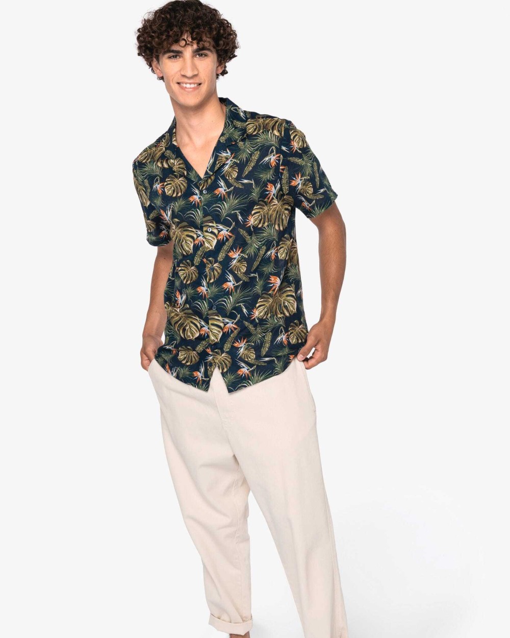 Chemises personnalisable NATIVE SPIRIT Chemise imprimé hawaïen homme