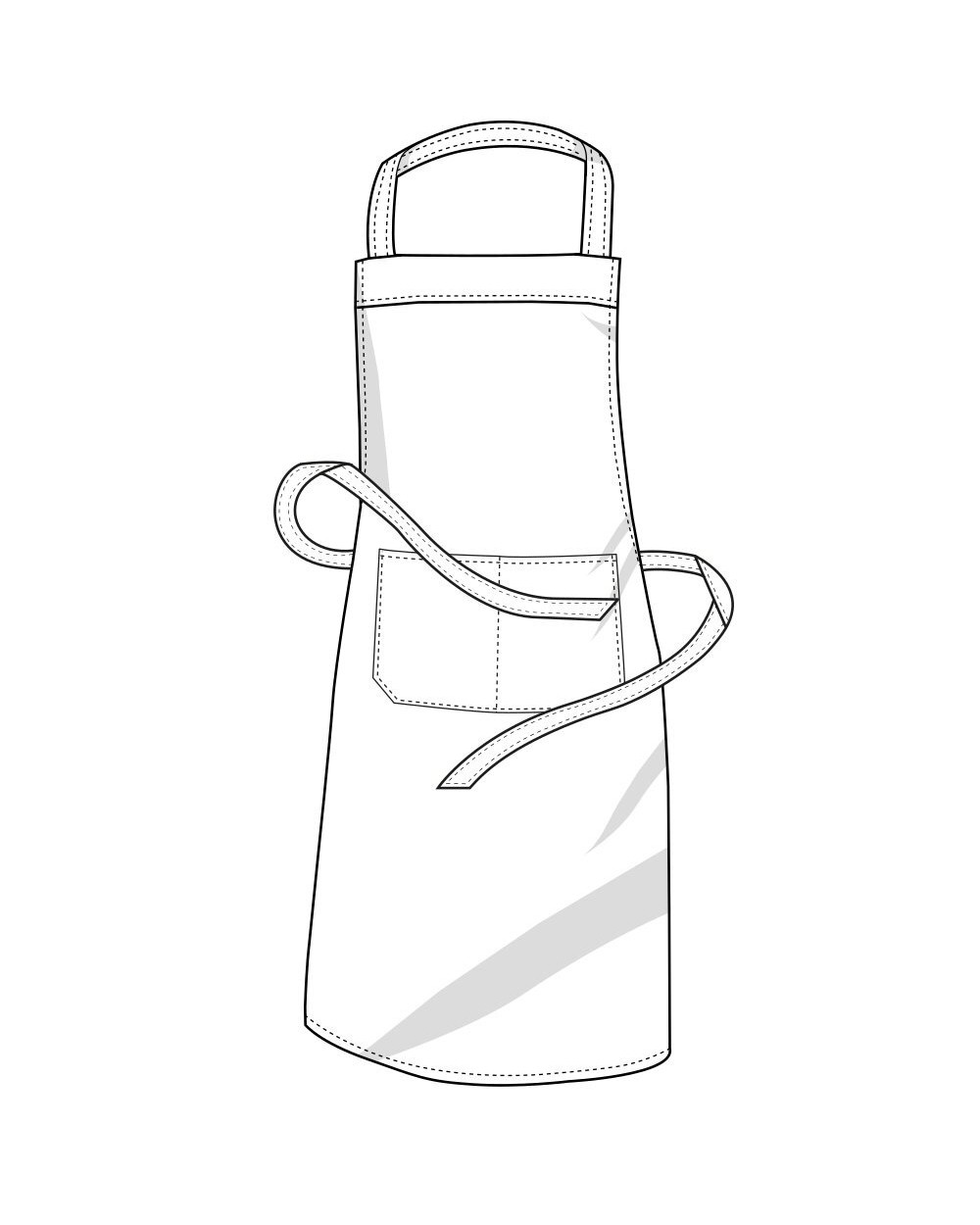 Schorten LINK KITCHENWEAR Hobby Apron - EU Production voor bedrukking &amp; borduring