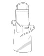 Schorten LINK KITCHENWEAR Hobby Apron - EU Production voor bedrukking &amp; borduring