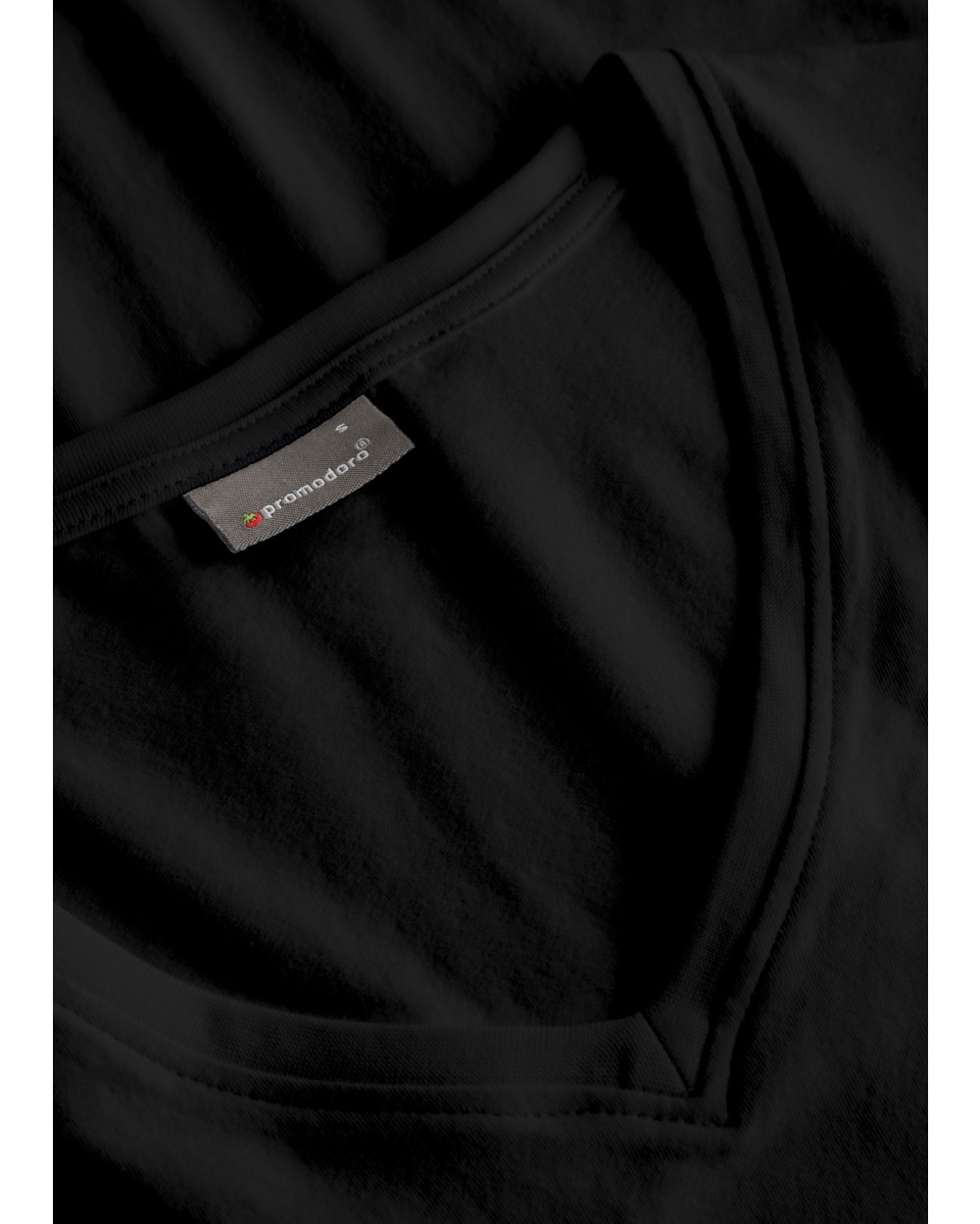 PROMODORO Women´s Slim Fit V-Neck-T Long T-Shirts personalisierbar