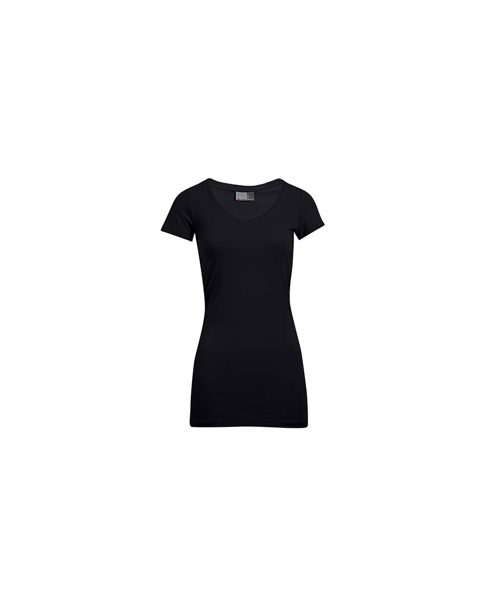 PROMODORO Women´s Slim Fit V-Neck-T Long T-Shirts personalisierbar