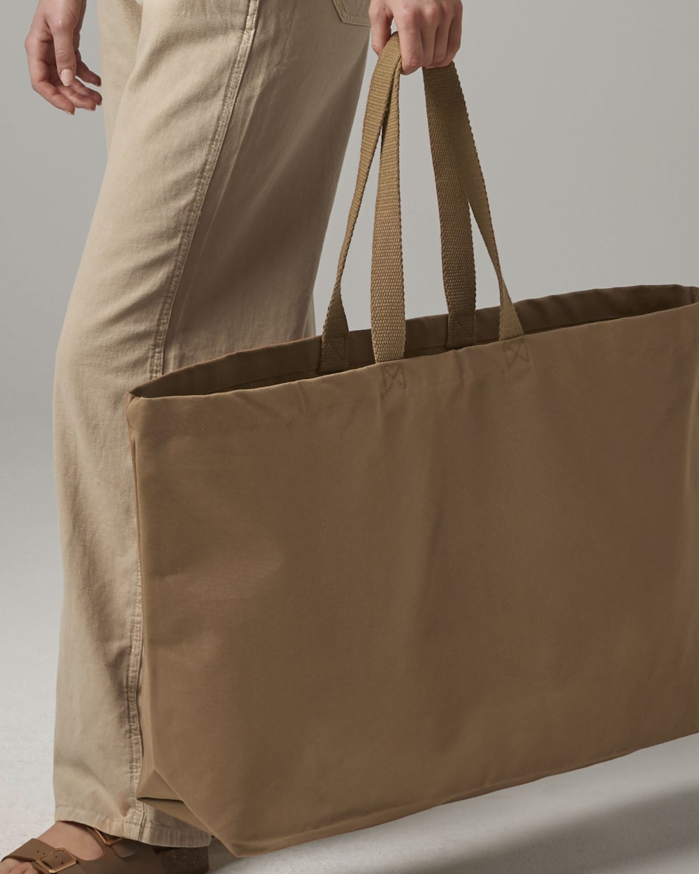 Tote bags WESTFORDMILL OVERSIZED CANVAS TOTE BAG voor bedrukking &amp; borduring