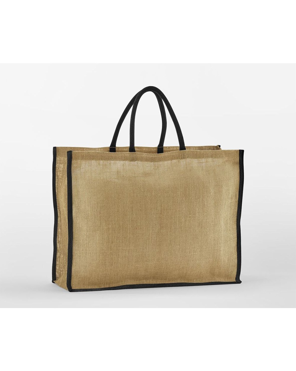Tote bags WESTFORDMILL NATURAL STARCHED JUTE MARKET SHOPPER voor bedrukking &amp; borduring