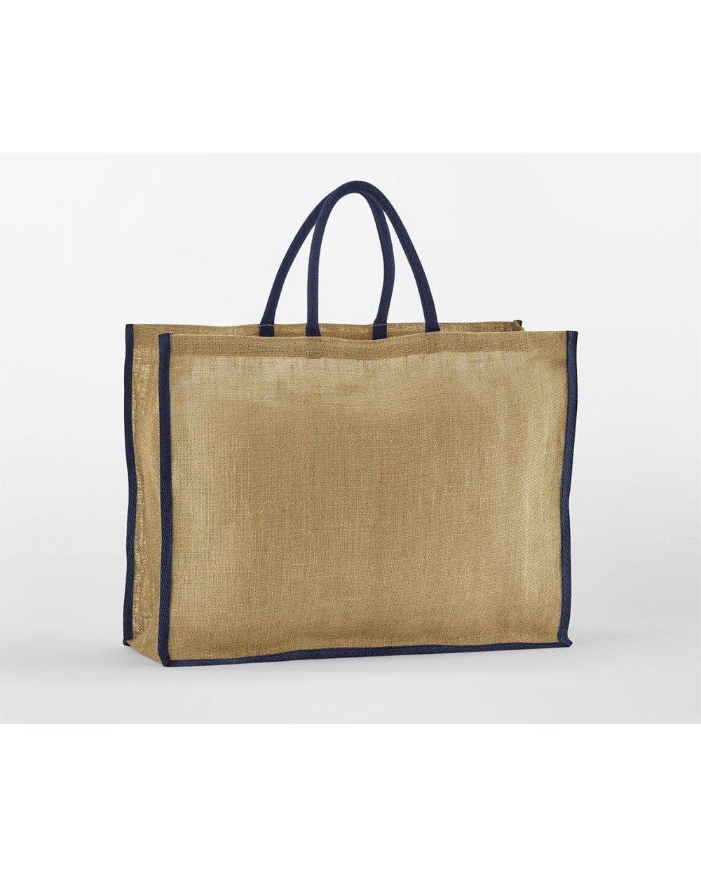 Tote bags WESTFORDMILL NATURAL STARCHED JUTE MARKET SHOPPER voor bedrukking &amp; borduring