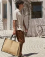 Tote bags personnalisable WESTFORDMILL NATURAL STARCHED JUTE MARKET SHOPPER