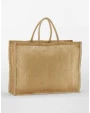 WESTFORDMILL NATURAL STARCHED JUTE MARKET SHOPPER Tote Bags personalisierbar