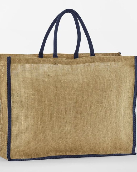 Tote bags personnalisable WESTFORDMILL NATURAL STARCHED JUTE MARKET SHOPPER