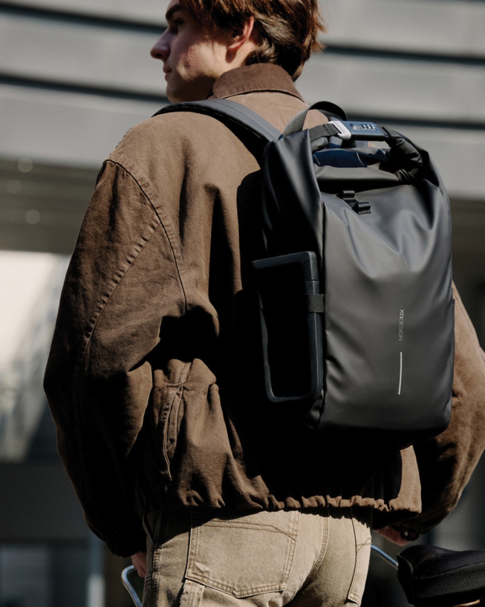 4DO Urban wasserabweisender Fahrrad-Rucksack Taschen personalisierbar