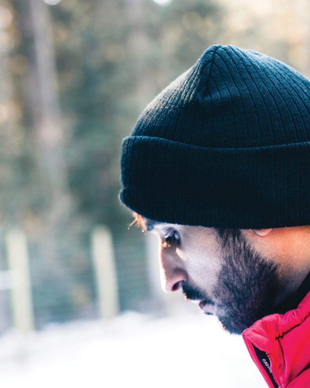Mutsen 4DO Pryor AWARE™ Polylana® beanie met omslag voor bedrukking &amp; borduring