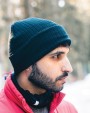 Mutsen 4DO Pryor AWARE™ Polylana® beanie met omslag voor bedrukking &amp; borduring