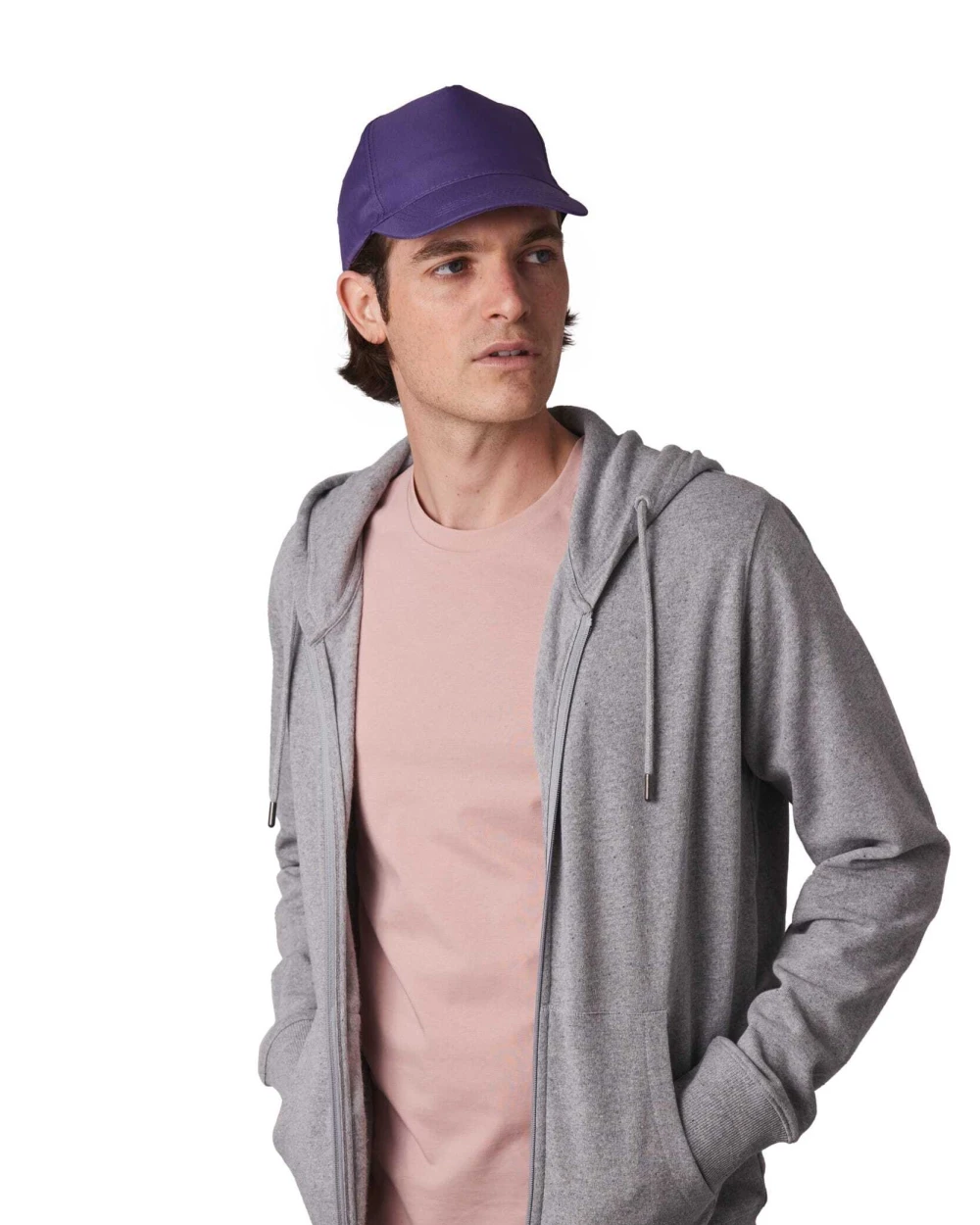 K-UP Polyester-Sportkappe mit 5 Panels Kappen personalisierbar