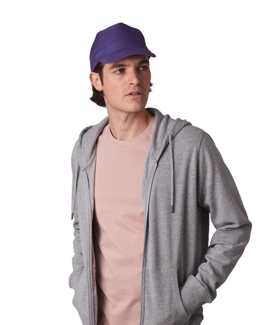 K-UP Polyester-Sportkappe mit 5 Panels Kappen personalisierbar