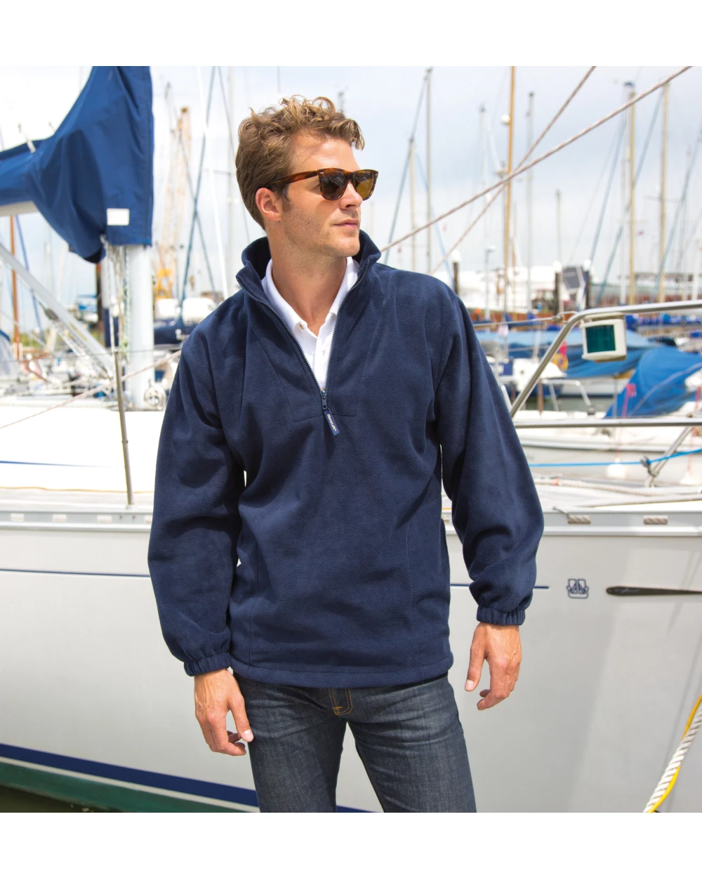 Laines polaires personnalisable RESULT Polaire col zippé Polartherm™