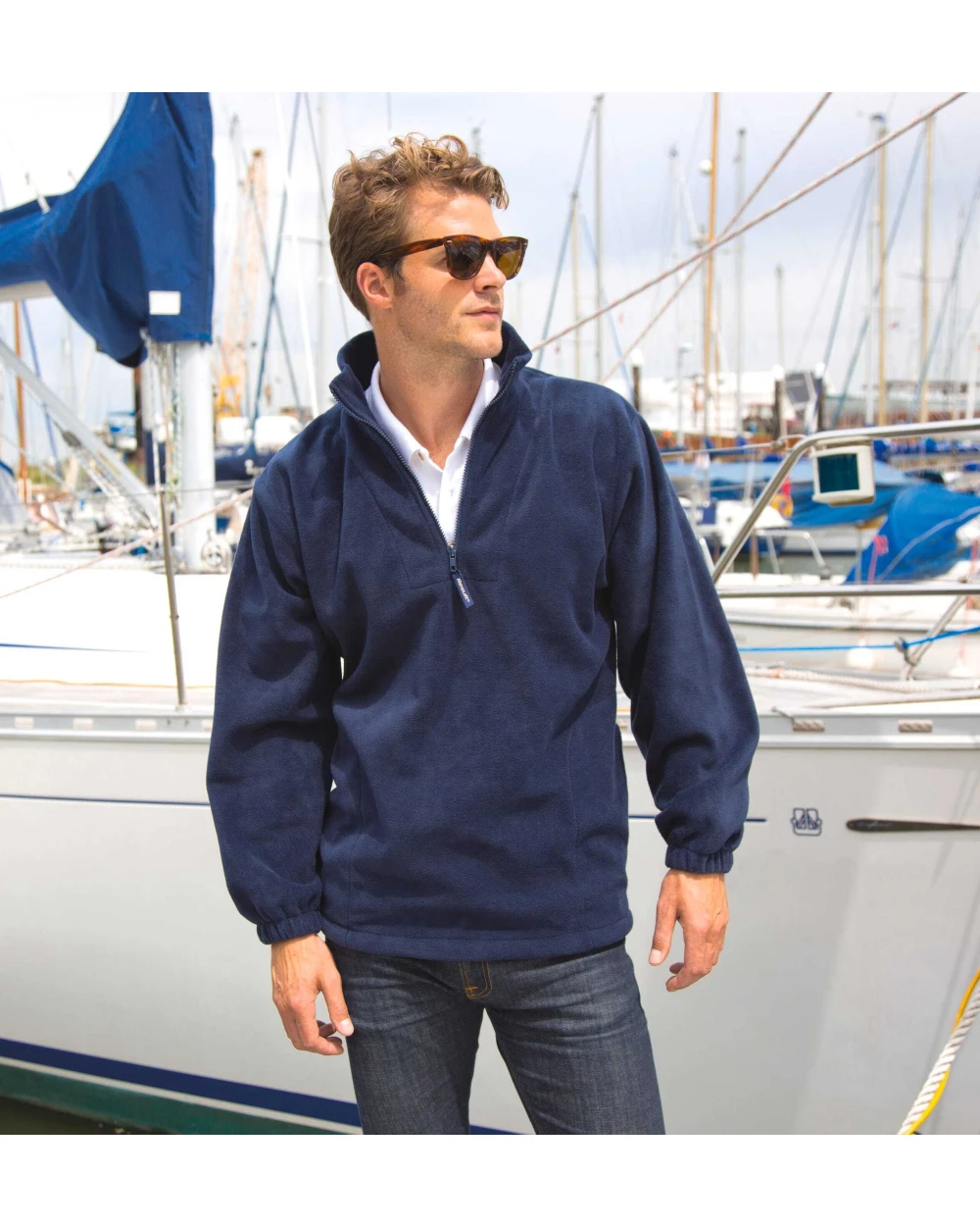 Laines polaires personnalisable RESULT Polaire col zippé Polartherm™