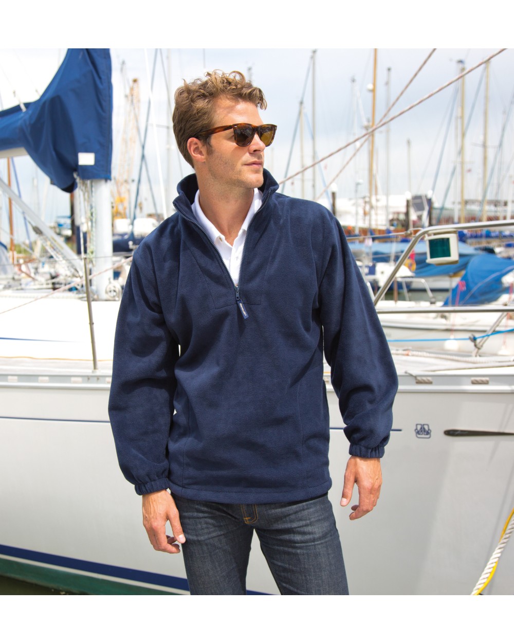 Polar Fleeces RESULT Polartherm™ Zip Neck Fleecevest voor bedrukking &amp; borduring